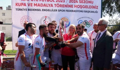 Mersin Olimpik Yetenekler Spor Kulübü Ampute Futbol Birinci Lig Şampiyonu